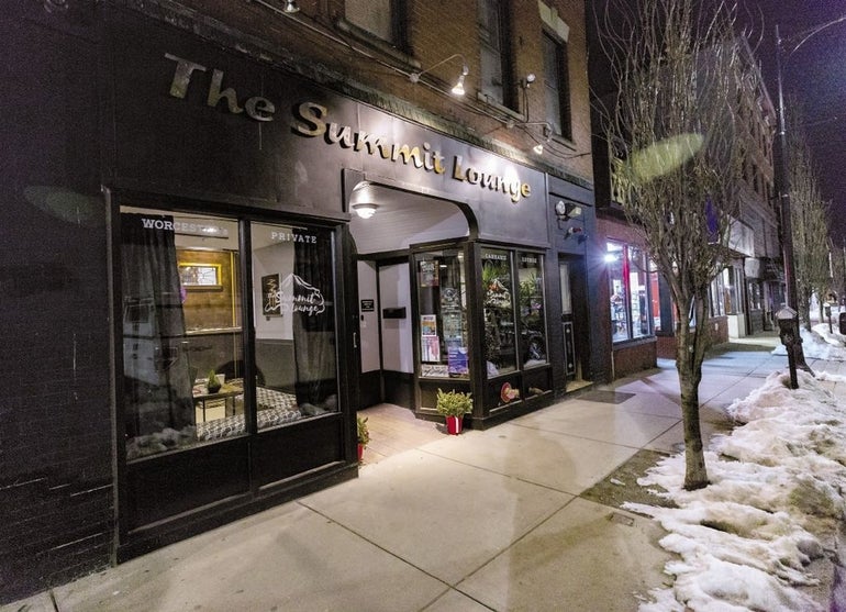 A cannabis consumption lounge